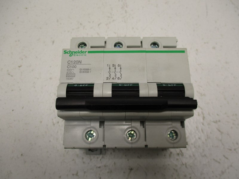 SCHNEIDER ELECTRIC 18367 C120N-C100 100A 400/415V NSNP