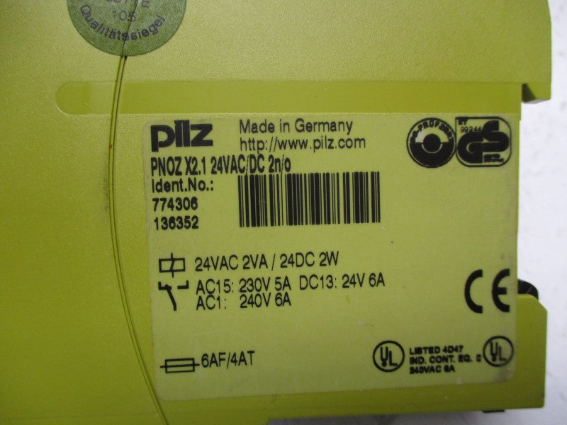 PILZ PNOZX2.124VAC/DC2N/0 NSNP