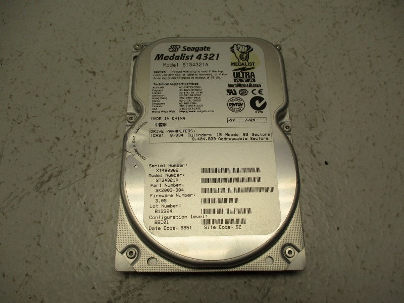 SEAGATE ST34321A 9K2003-304  UNMP