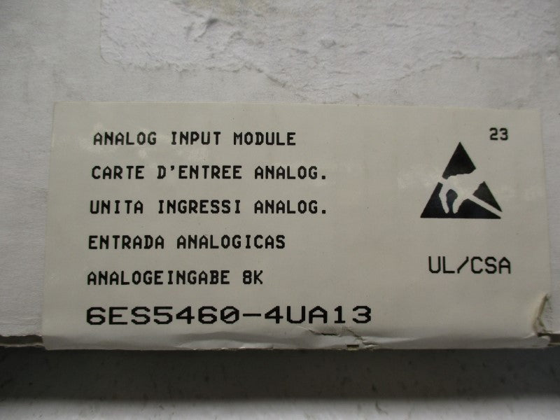 SIEMENS 6ES5460-4UA13 NSMP