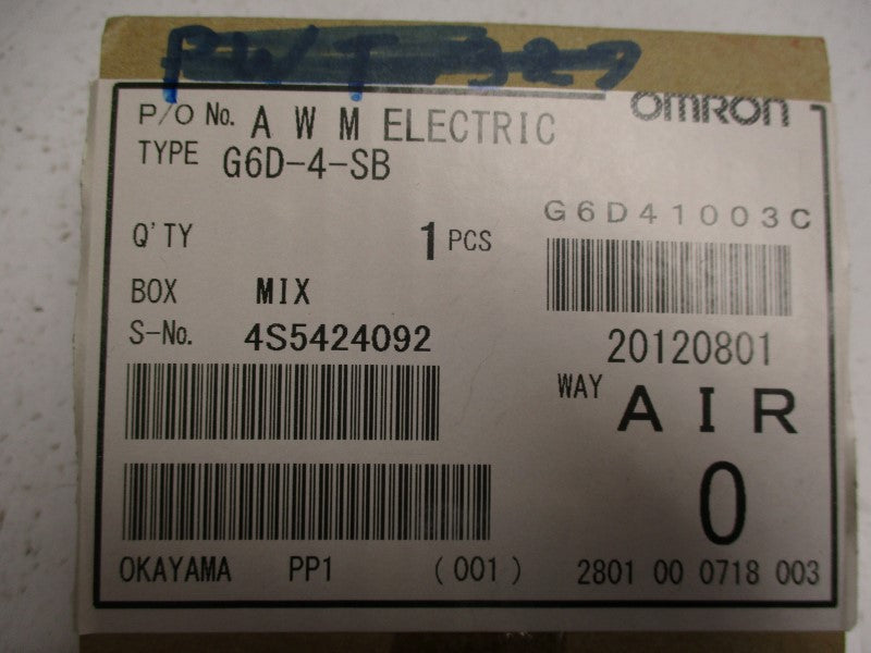 OMRON G6D-4-SB NSMP