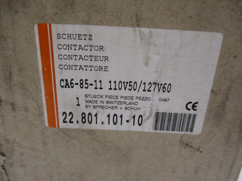 SPRECHER+SCHUH CA6-85-11 110V50/127V60 NSMP