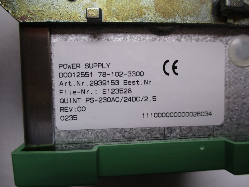 PHOENIX CONTACT QUINT-PS-230AC/24DC/2.5 NSNP