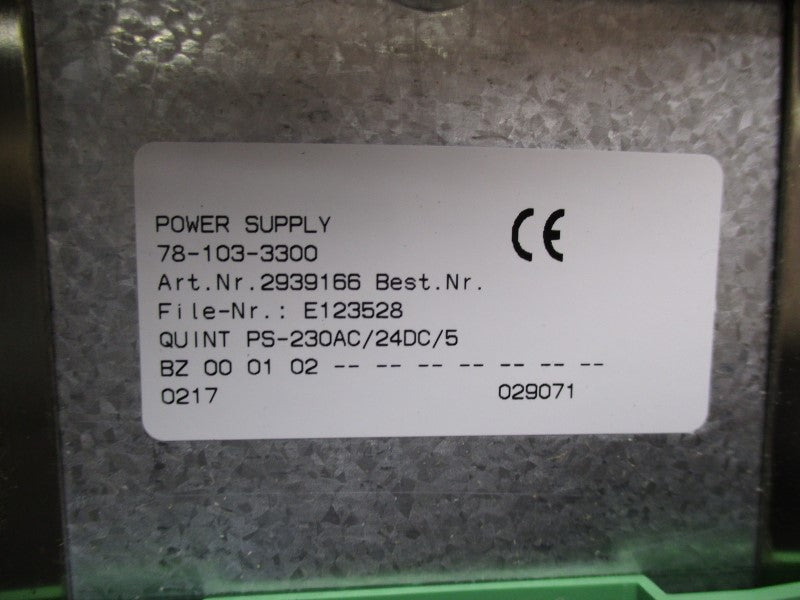 PHOENIX CONTACT QUINTPS-230AC/24DC/5 NSNP
