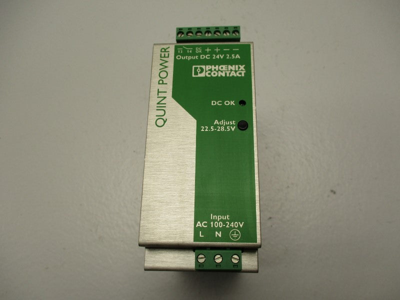 PHOENIX CONTACT QUINT-PS-100-240AC/24DC/2,5 2938578 100-240VAC 1.1-0.42A NSNP