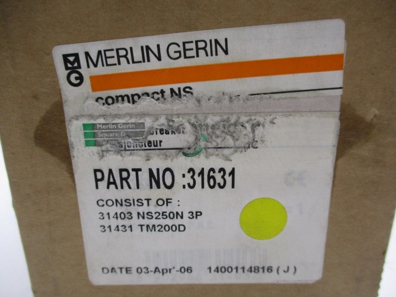 MERLIN GERIN NS250N-TM200D 200A 750V NSMP