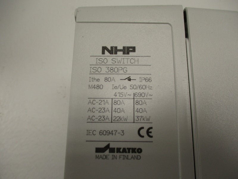 NHP ISO380PG NSMP