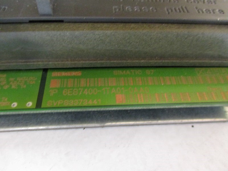 SIEMENS 6ES7400-1TA01-0AA0 UNMP