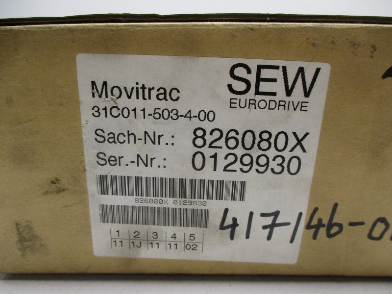 SEW EURODRIVE 31C011-503-4-00 NSMP