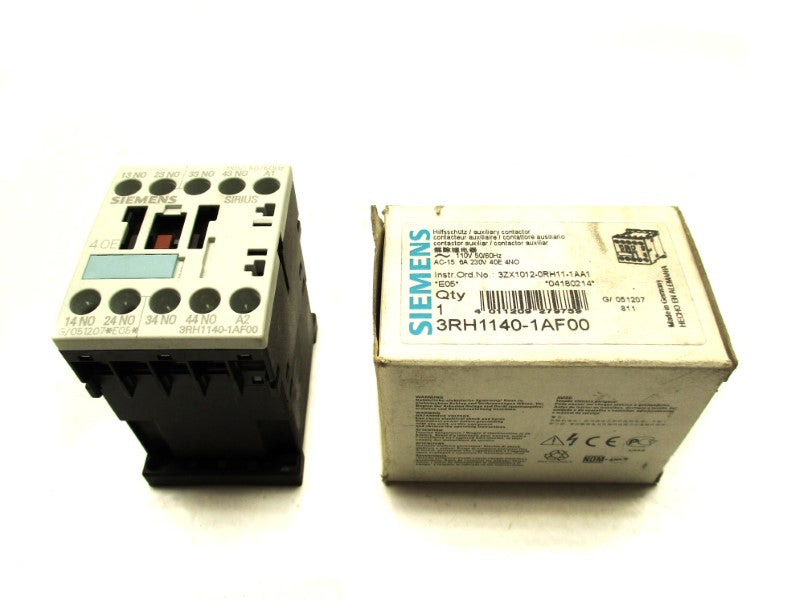 SIEMENS 3RH1140-1AF00 110V NSMP