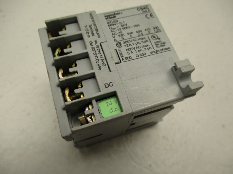 SPRECHER+SCHUH CS4C-40E-24D 24VDC NSNP