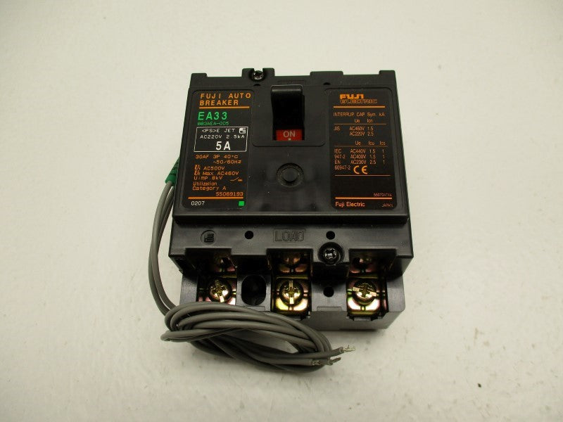 FUJI ELECTRIC EA33 BB3AEA-005 5A 3P 220VAC NSMP