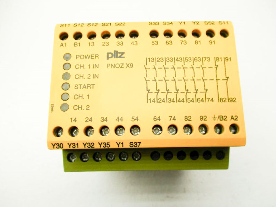 PILZ PNOZ-X9-24VAC-24VDC-7N/O-2N/C-2SO NSMP