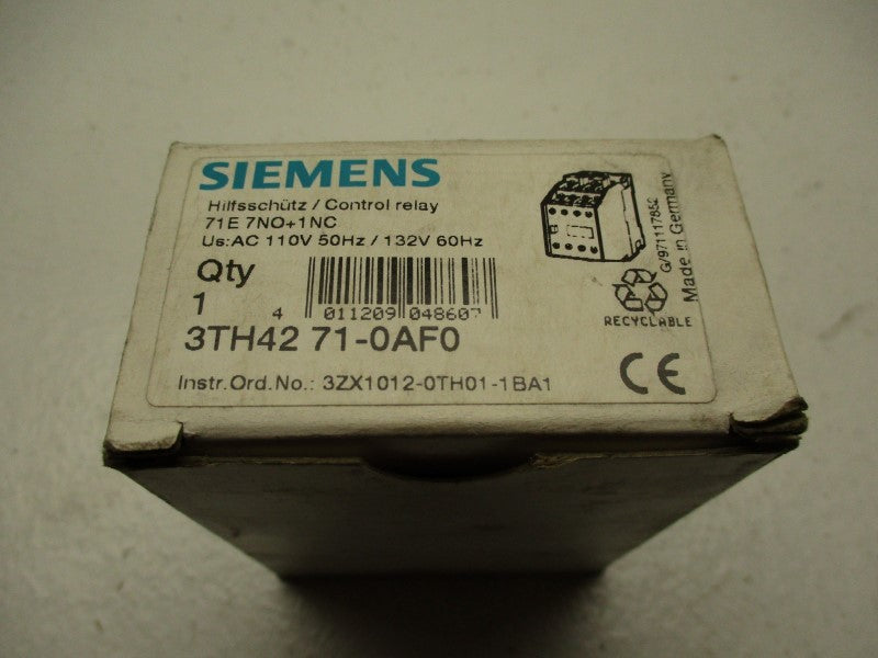 SIEMENS 3TH4271-0AF0 110/132V NSMP