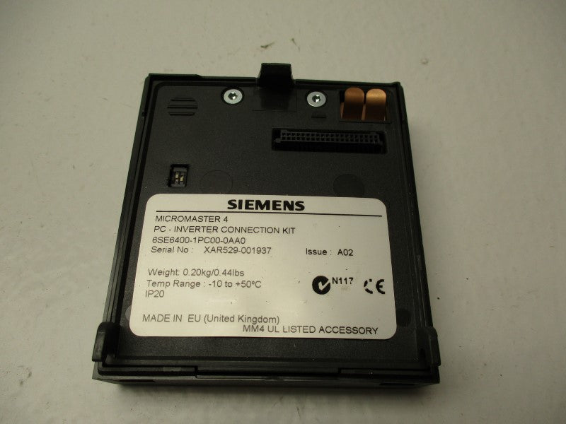 SIEMENS 6SE6400-1PC00-0AA0 (AS PICTURED) NSNP