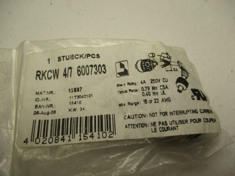 LUMBERG RKCW4/7 6007303 NSMP