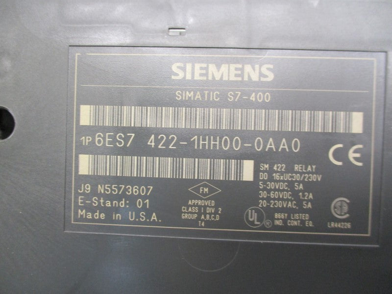 SIEMENS 6ES7422-1HH00-0AA0 UNMP