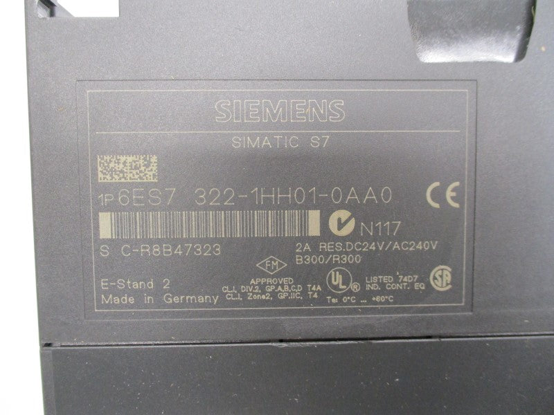 SIEMENS 6ES7322-1HH01-0AA0 NSMP