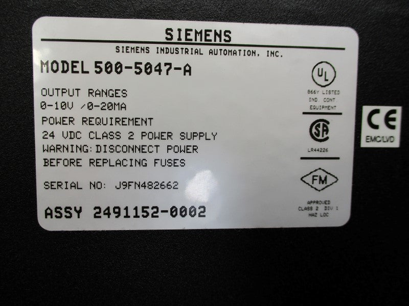 TEXAS INSTRUMENTS 500-5047-A UNMP