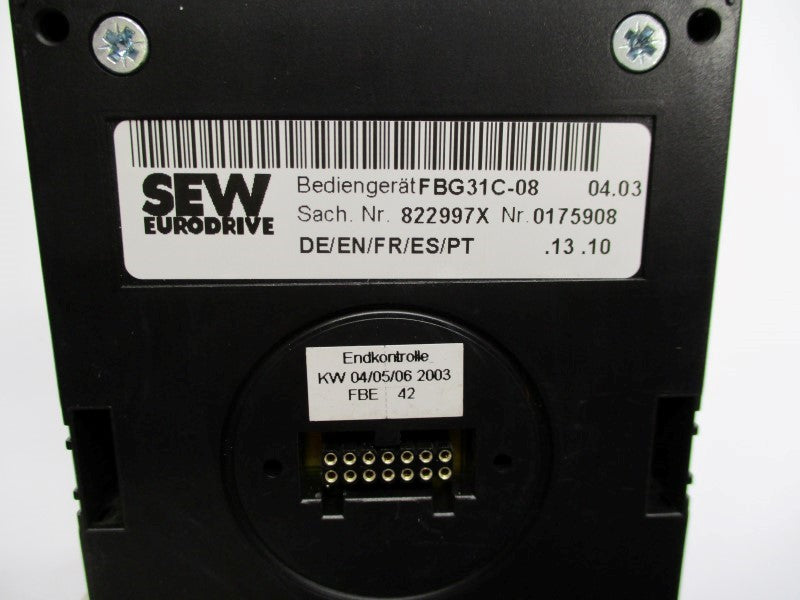 SEW EURODRIVE FBG31C-08 NSNP