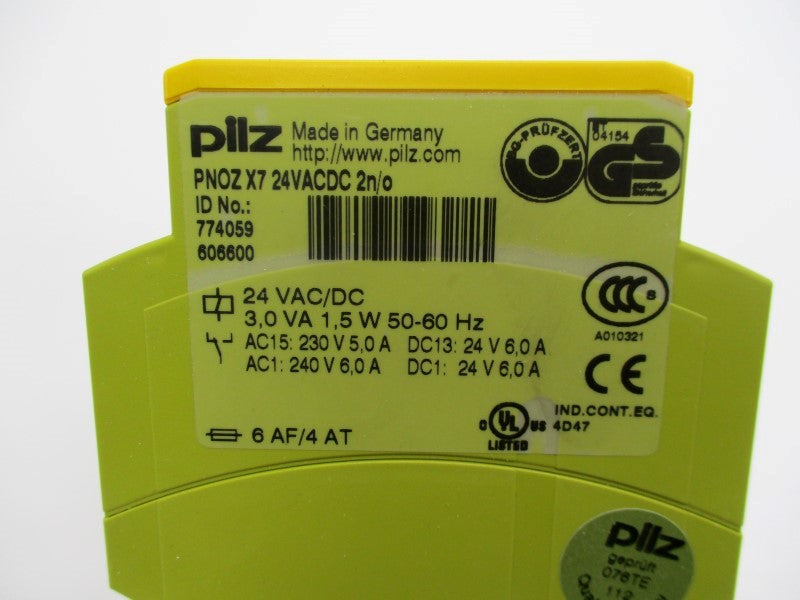 PILZ PNOZ-X7-24VAC/DC-2N/O NSMP