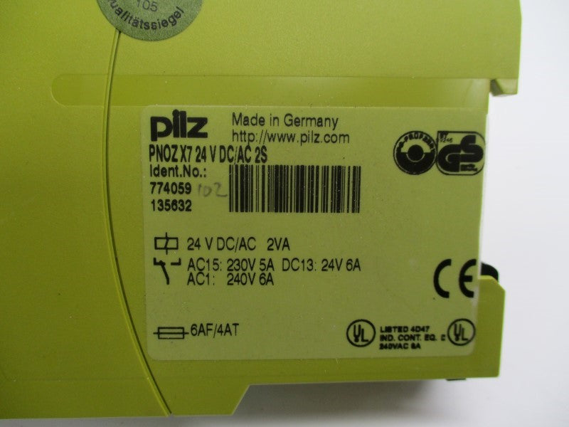 PILZ PNOZ-X7-24VDC/AC-2S NSMP