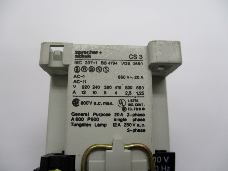 SPRECHNER+SCHUH CS3-40E 110/127V UNMP