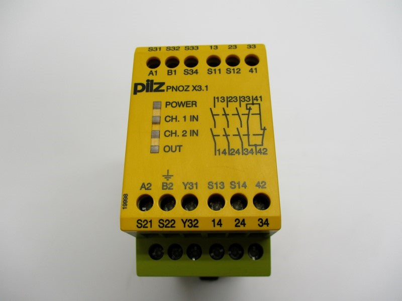 PILZ PNOZX3.1240VAC24VDC3N/O1N/C1SO UNMP