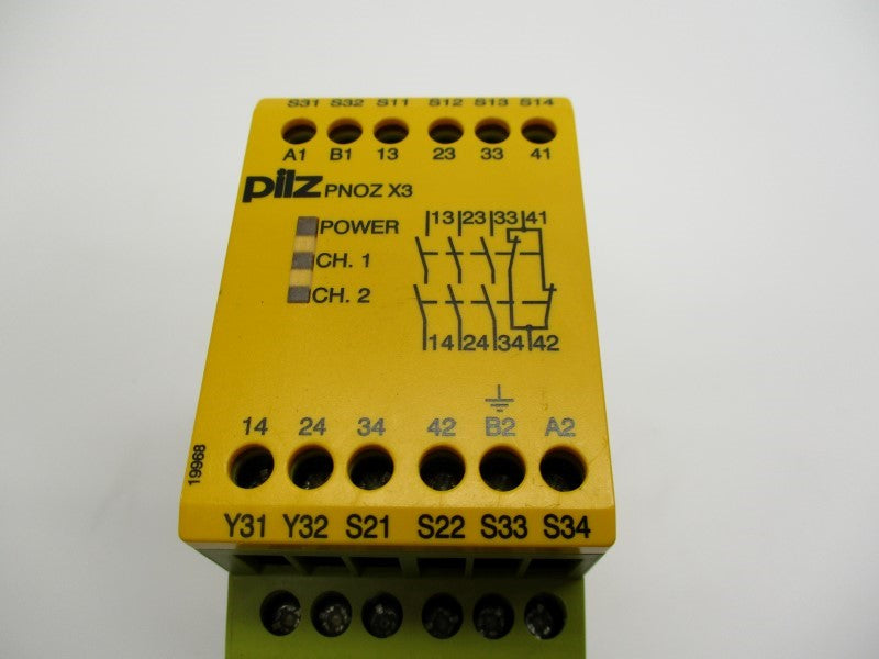 PILZ PN0ZX3240VAC24VDC3N/01N/C1S0 UNMP