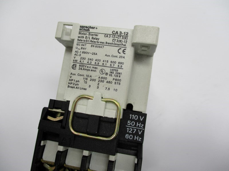 SPECHNER+SCHUH CA3-12-10 110/127V NSNP