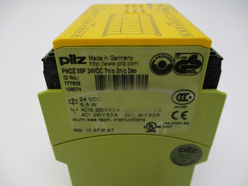 PILZ PNOZ-X9P-24VDC-7N/O-2N/C-2SO NSMP