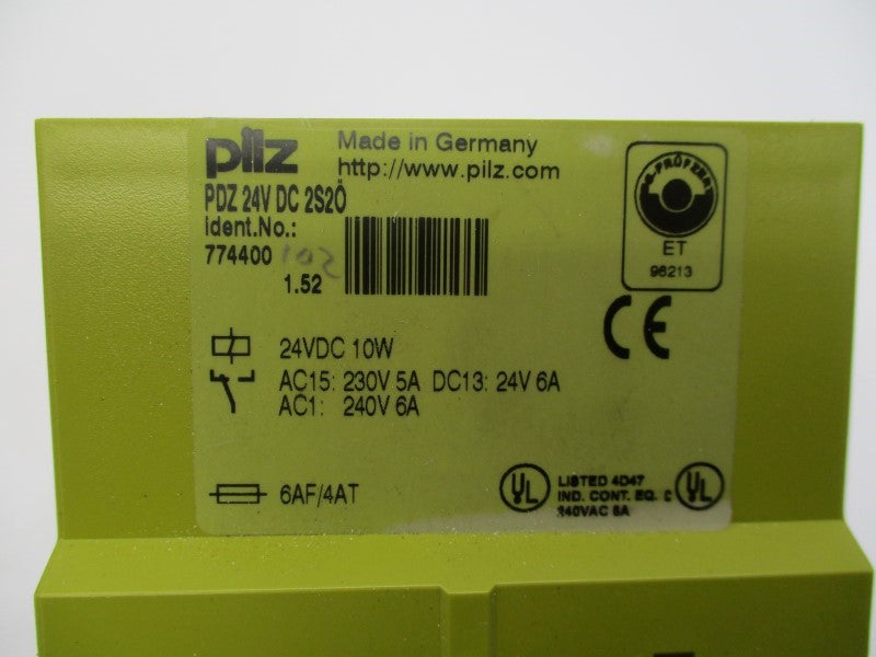 PILZ PDZ24VDC2S20 NSMP