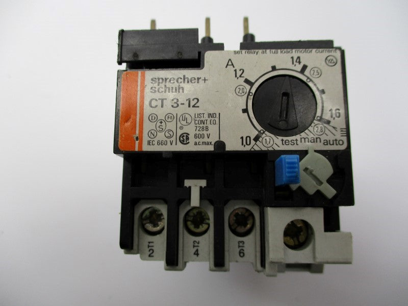 SPRECHER+SCHUH CT3-12-1.0-1.6A 1,0-1,6A (AS PICURED) UNMP