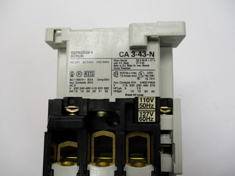 SPRECHNER+SCHUH CA3-43-N-11-127 NSNP