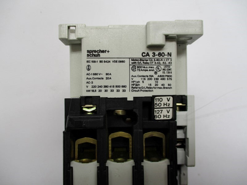 SPRECHNER SCHUH CA3-60-N-11 110/127V NSNP