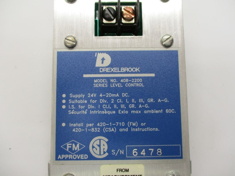 DREXELBROOK 408-2200 11-30VDC NSNP