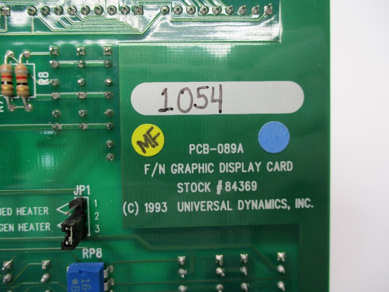 UNIVERSAL DYNAMICS PCB-089A UNMP