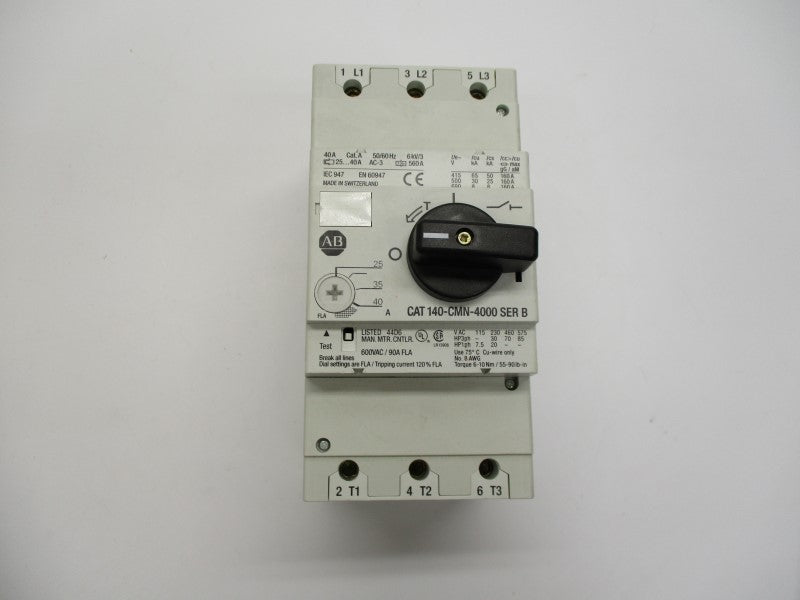 ALLEN RADLEY 140-CMN-4000 SER. B NSMP