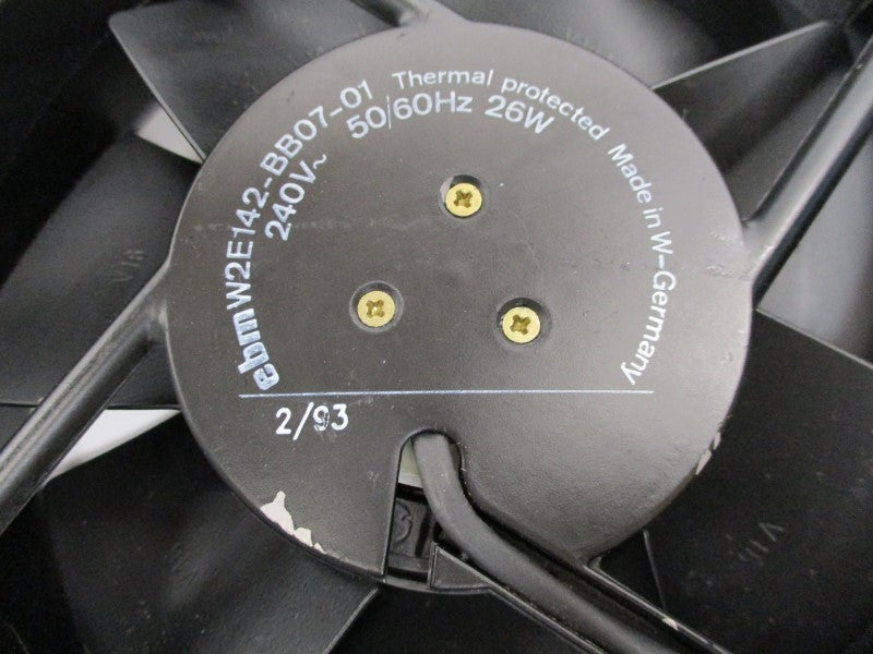EBM W2E142-BB07-01 240V UNMP
