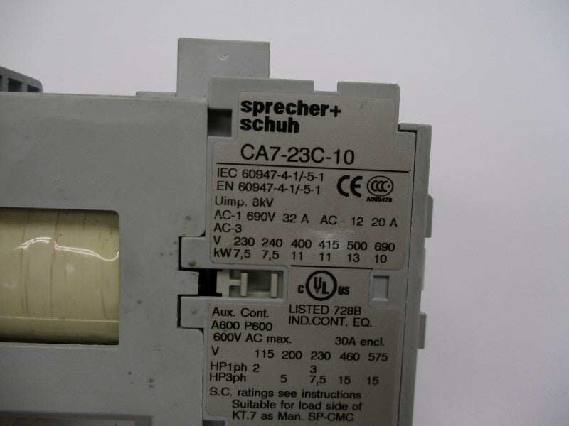 SPRECHNER+SCHUH CA7-23C-10 24VDC NSNP
