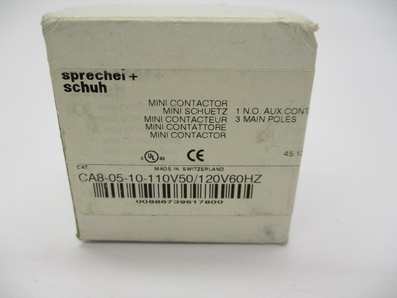 SPRECHNER+SCHUH CA8-05-10-110V50/120V60HZ (AS PICTURED) NSMP
