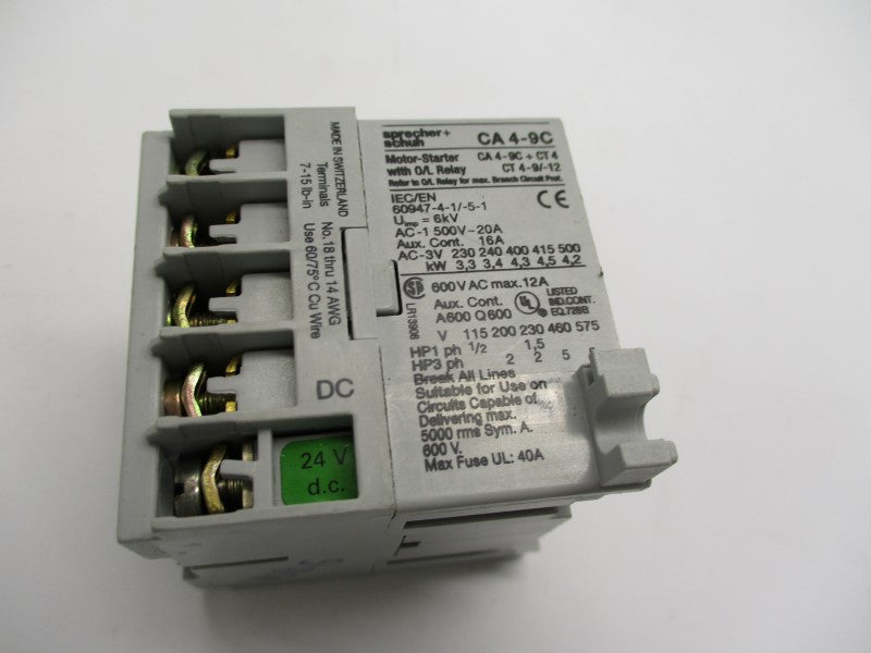 SPRECHNER+SCHUH CA4-9C-10 24VDC NSNP