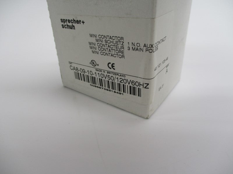 SPRECHNER+SCHUH CA8-09-10-110V50/120V60HZ NSMP