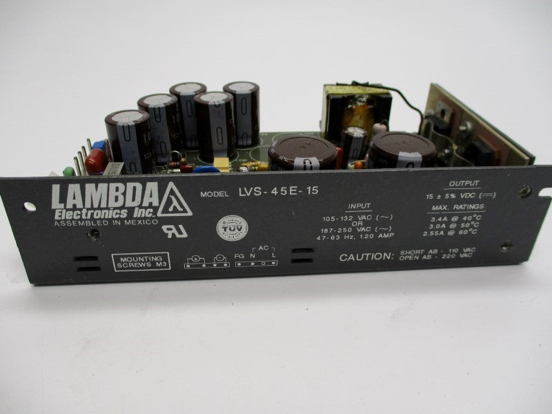 LAMBDA ELECTRONICS LVS-45E-15 UNMP