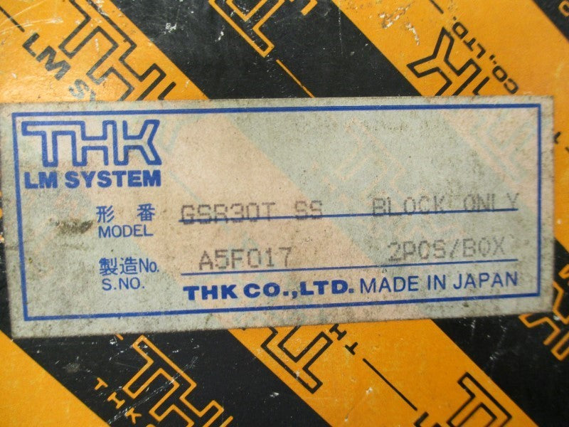 THK GSR30TSS (PKG OF 2) NSMP