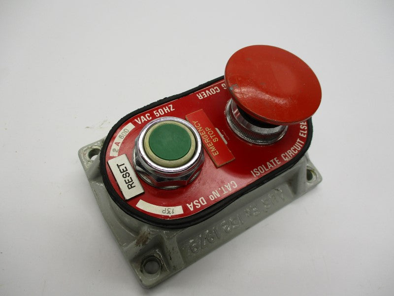 CROUSE-HINDS DSA13P 2A 600VAC UNMP