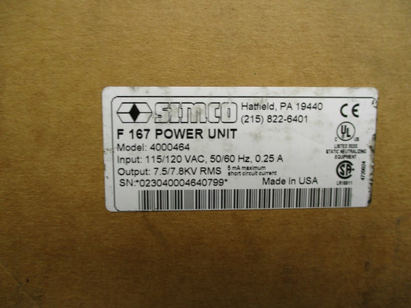 SIMCO 4000464 115/120VAC 0.25A NSMP