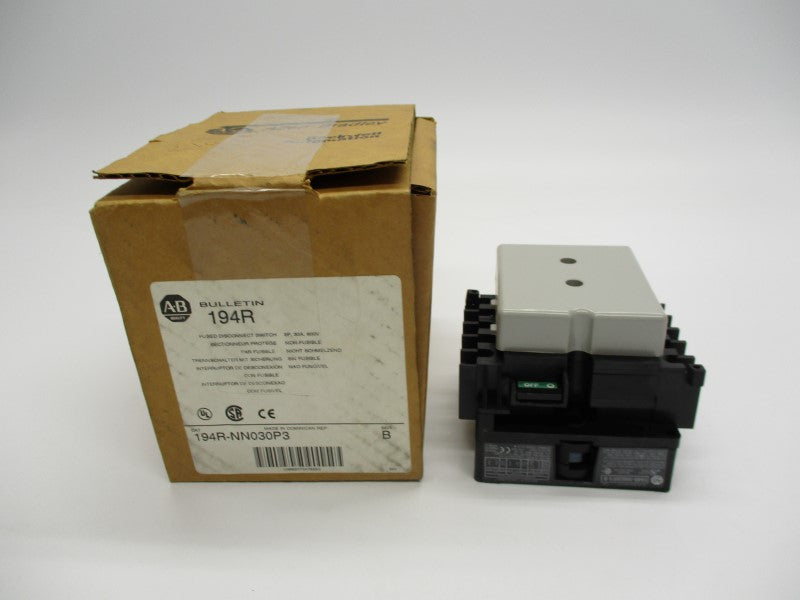 INDUSTRIAL SPARE PART 194R-NN030P3 SER. B (AS PICTURED) (BR/WH) NSMP