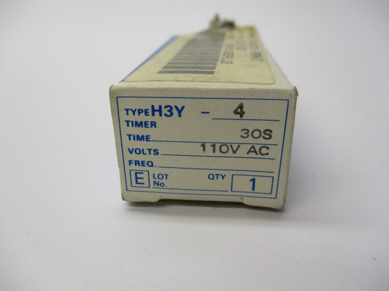 OMRON H3Y-4-30S 110VAC NSMP