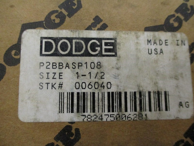 DODGE 006040 P2BBASP18 1-1/2" NSMP